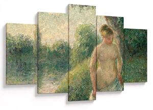 Kép - Camille Pissarro, The Bather, reprodukciók (150x105 cm)