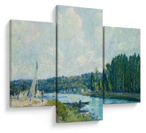 Kép - Alfred Sisley, The Banks of the Oise, reprodukciók (90x60 cm)