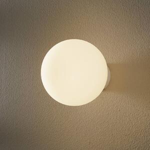 Fabbian Lumi Sfera üveg fali lámpa, Ø14 cm, dimmelhető, Fehér / opál, Nappali / Étkező, Üveg, Dizájn