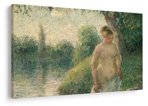 Kép - Camille Pissarro, The Bather, reprodukciók (90x60 cm)