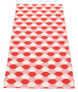 Piros kültéri-beltéri futószőnyeg 70x160 cm Dana Coral – Pappelina