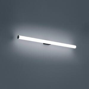Helestra Loom LED tükör lámpa fekete 90 cm, Fehér / opál, Fürdőszoba, Műanyag, Modern