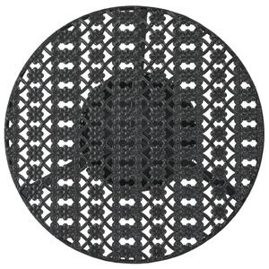 VidaXL fekete fém bisztróasztal 40 x 70 cm
