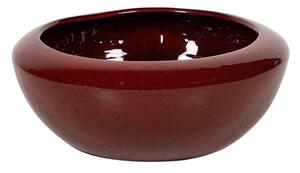 Campbell kerámia tál piros-fekete 27x12cm