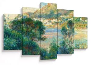 Kép - Auguste Renoir, View of Monte Carlo from Cap Martin, reprodukciók (150x105 cm)
