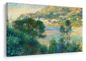 Kép - Auguste Renoir, View of Monte Carlo from Cap Martin, reprodukciók (90x60 cm)