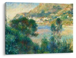 Kép - Auguste Renoir, View of Monte Carlo from Cap Martin, reprodukciók (70x50 cm)
