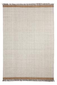 Krémszínű kézi szövésű gyapjú szőnyeg 200x300 cm Brina – Kave Home