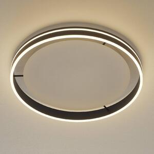 Q-Smart-Home Paul Neuhaus Q-VITO LED lámpa 59cm antracit, dimmelhető, Fekete, Nappali / Étkező, fém, Modern