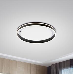 Q-Smart-Home Paul Neuhaus Q-VITO LED lámpa 79cm antracit, dimmelhető, Fekete, Nappali / Étkező, fém, Modern