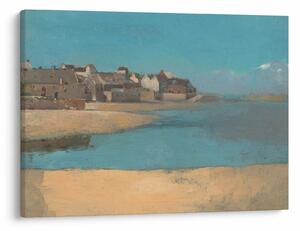 Kép - Odilon Redon, Village by the Sea in Brittany, reprodukciók (70x50 cm)
