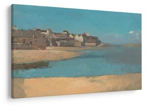 Kép - Odilon Redon, Village by the Sea in Brittany, reprodukciók (90x60 cm)