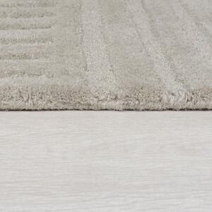 Zen Garden szürke gyapjú szőnyeg, 120 x 170 cm - Flair Rugs