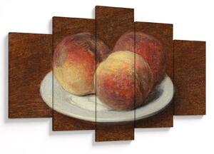 Kép - Henri Fantin-Latour, Three Peaches on a Plate, reprodukciók (150x105 cm)