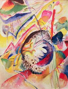 Wassily Kandinsky - Festmény reprodukció Large Study, 1914, (30 x 40 cm)
