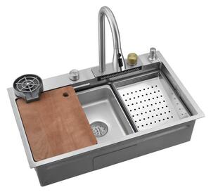 SER 680 x 460 mm mosogatótálca szett, inox