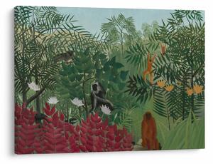 Kép - Henri Rousseau, Tropical Forest with Monkeys, reprodukciók (70x50 cm)
