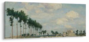 Kép - Johan Barthold Jongkind, The Towpath, reprodukciók (120x50 cm)