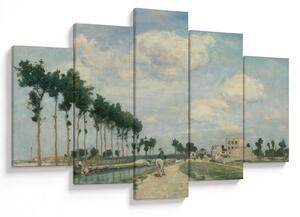 Kép - Johan Barthold Jongkind, The Towpath, reprodukciók (150x105 cm)