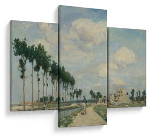 Kép - Johan Barthold Jongkind, The Towpath, reprodukciók (90x60 cm)