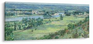 Kép - Theodore Robinson, The Valley of the Seine, From the Hills of Giverny, reprodukciók (120x50 cm)