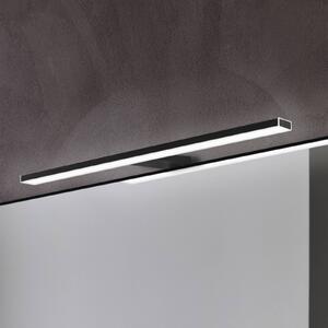Ebir Pandora LED-es tükörvilágítás, matt fekete, 45,8 cm, Fekete, Fürdőszoba, Műanyag, Modern