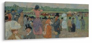 Kép - Jean-Louis Forain, The Races at Longchamp, reprodukciók (120x50 cm)