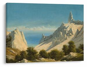 Kép - Georg Emil Libert, View of Sommerspiret, the Cliffs of Møn, reprodukciók (70x50 cm)