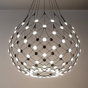 Luceplan Mesh LED függő lámpa Ø 80 cm 1 m függ