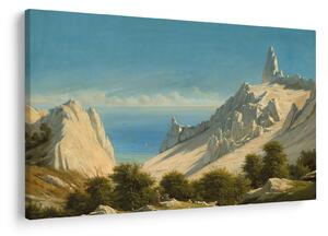 Kép - Georg Emil Libert, View of Sommerspiret, the Cliffs of Møn, reprodukciók (90x60 cm)