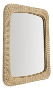 Fali tükör rattan kerettel 58x79 cm Zilna – Kave Home