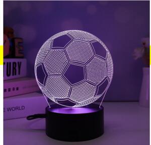 3D LED lámpa foci 7 színű éjjeli lámpa gyerekeknek