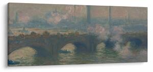 Kép - Claude Monet, Waterloo Bridge, Gray Day, reprodukciók (120x50 cm)