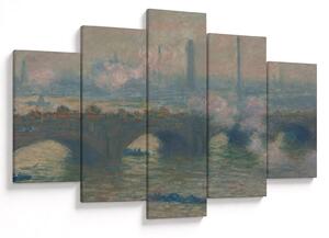 Kép - Claude Monet, Waterloo Bridge, Gray Day, reprodukciók (150x105 cm)