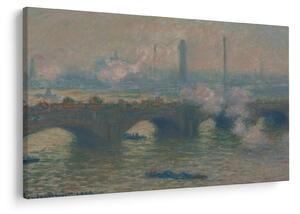Kép - Claude Monet, Waterloo Bridge, Gray Day, reprodukciók (90x60 cm)