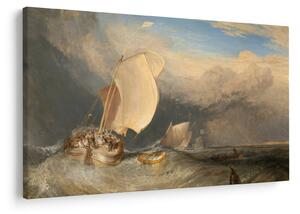 Kép - William Turner, Fishing Boats with Hucksters Bargaining for Fish, reprodukciók (90x60 cm)