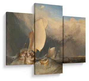 Kép - William Turner, Fishing Boats with Hucksters Bargaining for Fish, reprodukciók (90x60 cm)