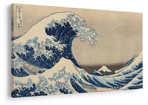Kép - Katsushika Hokusai, Under the Wave off Kanagawa, reprodukciók (90x60 cm)