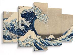Kép - Katsushika Hokusai, Under the Wave off Kanagawa, reprodukciók (150x105 cm)