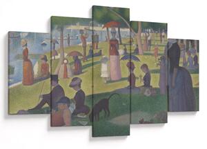 Kép - Georges Seurat, A Sunday on La Grande Jatte, reprodukciók (150x105 cm)