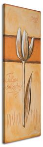 Gario Vászonkép Tulipán, mint kézzel festett Méret: 30 x 90 cm