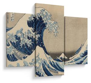 Kép - Katsushika Hokusai, Under the Wave off Kanagawa, reprodukciók (90x60 cm)