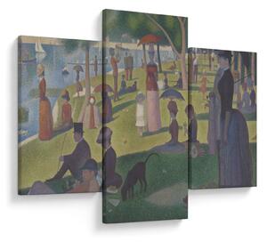 Kép - Georges Seurat, A Sunday on La Grande Jatte, reprodukciók (90x60 cm)