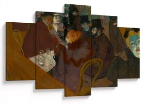 Kép - Henri de Toulouse-Lautrec, At the Moulin Rouge, reprodukciók (150x105 cm)