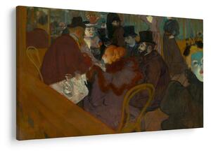 Kép - Henri de Toulouse-Lautrec, At the Moulin Rouge, reprodukciók (90x60 cm)