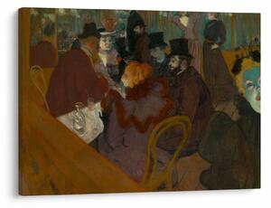 Kép - Henri de Toulouse-Lautrec, At the Moulin Rouge, reprodukciók (70x50 cm)