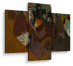 Kép - Henri de Toulouse-Lautrec, At the Moulin Rouge, reprodukciók (90x60 cm)