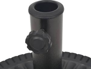 VidaXL kör alakú, fekete gyanta napernyő talp 14 kg