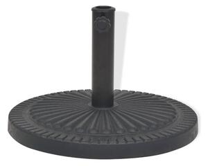 VidaXL kör alakú, fekete gyanta napernyő talp 29 kg