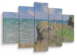 Kép - Claude Monet, Cliff Walk at Pourville, reprodukciók (150x105 cm)